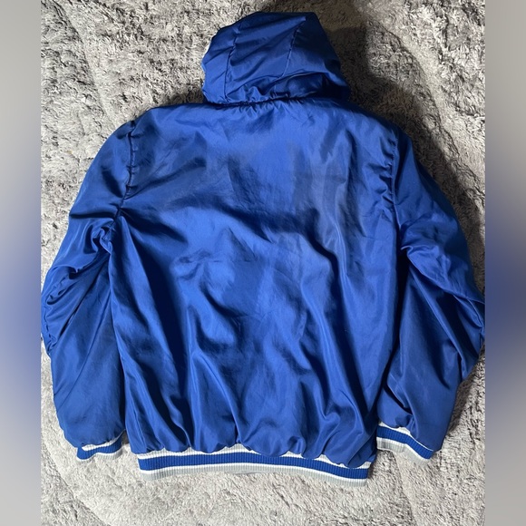 New York Knicks JH Design Reversible Poly-Twill Hooded Jacket Size M - Picture 4 of 13